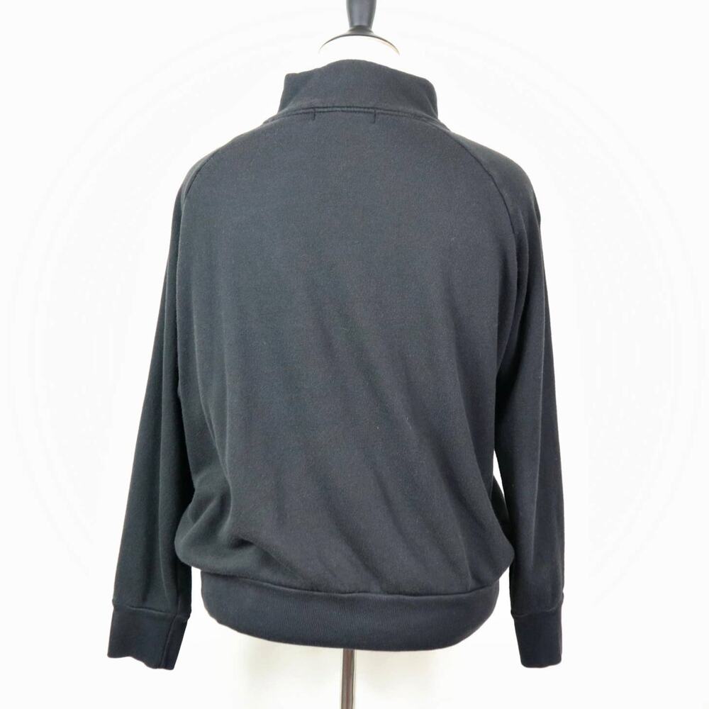 Peloton Size XL Incline Side Zip Pullover Sweatshirt Pockets Black - Picture 5 of 11